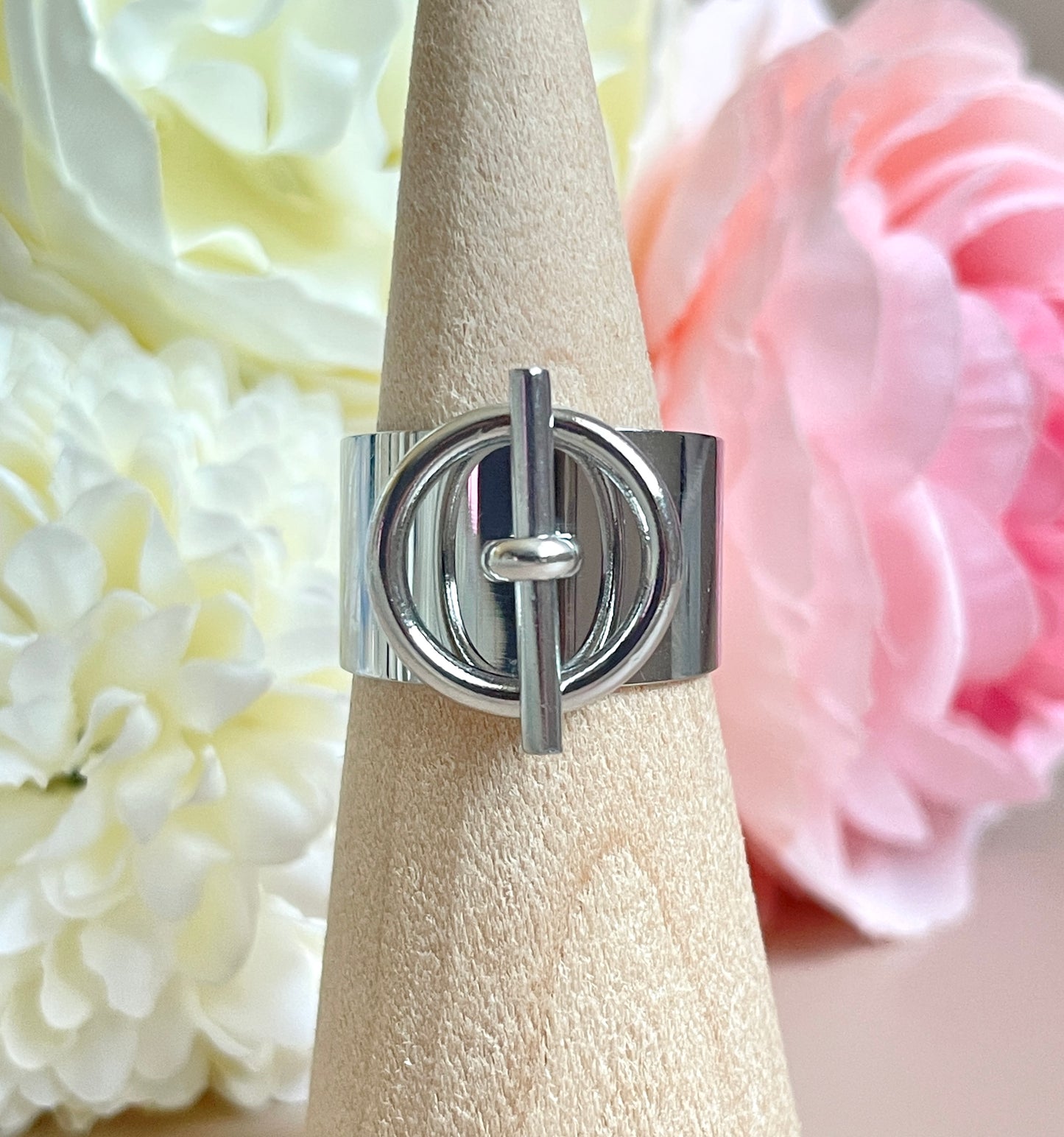 Nina | Bague en acier inoxydable