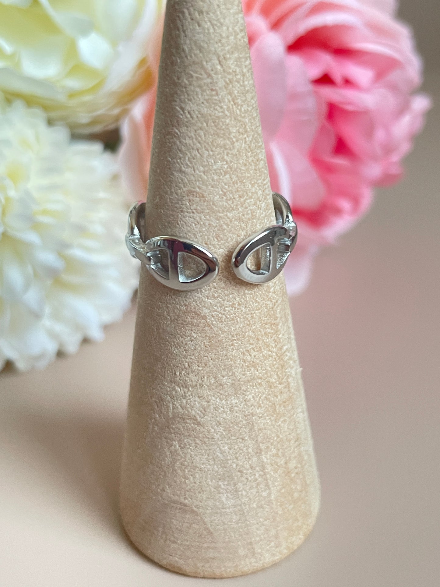 Lola | Bague en acier inoxydable - 2 couleurs