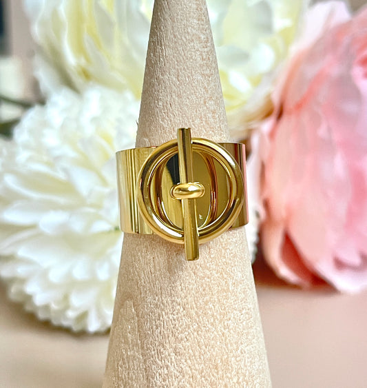 Nina | Bague en acier inoxydable