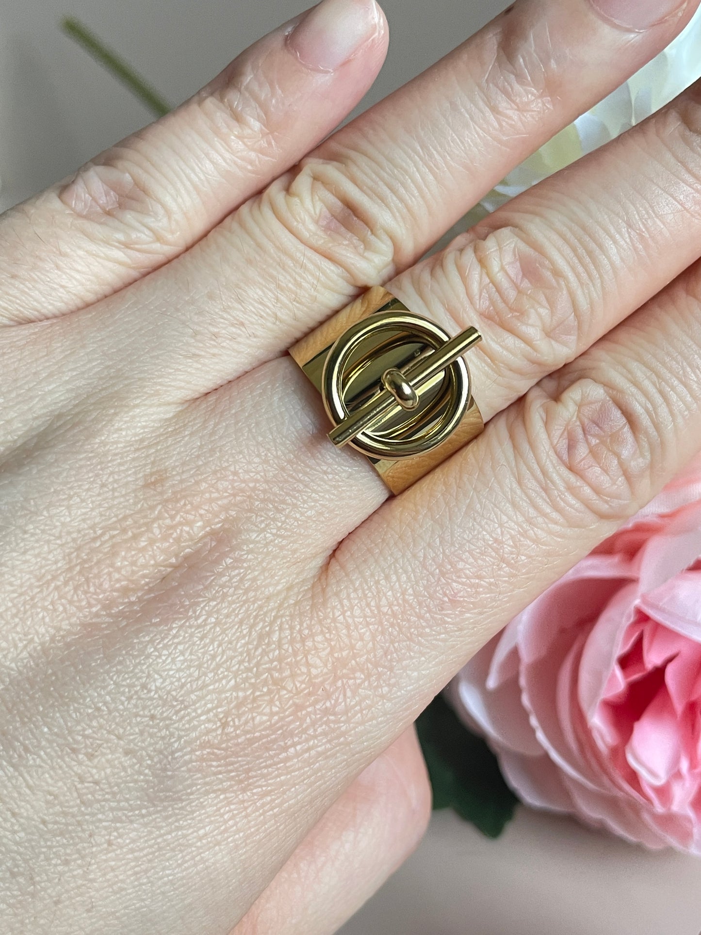 Nina | Bague en acier inoxydable
