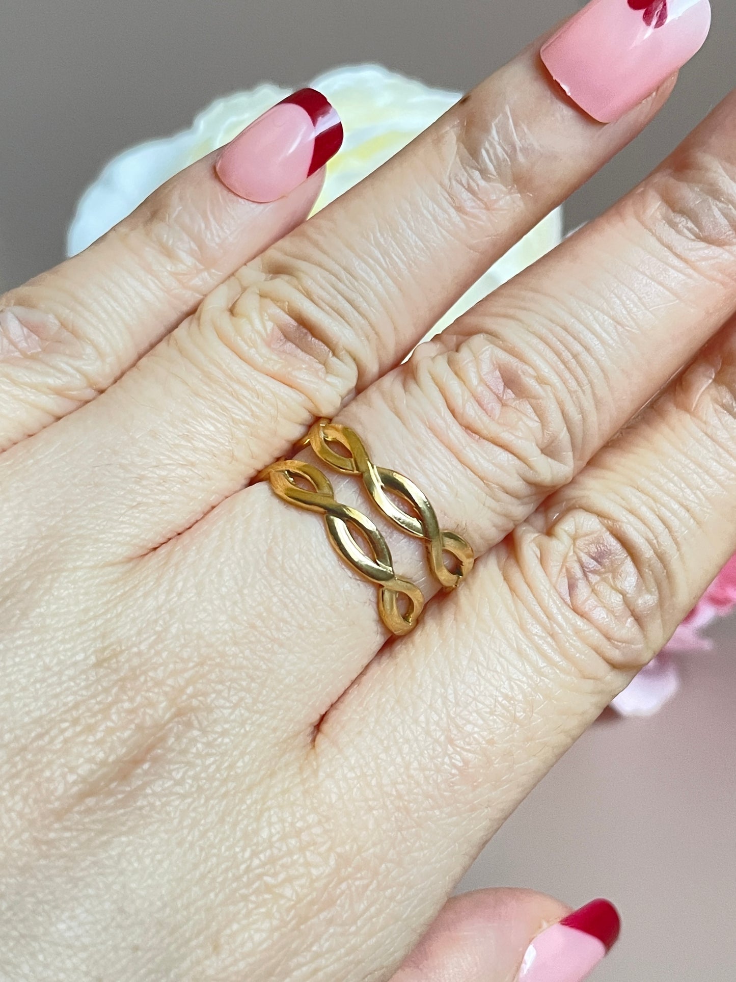 Eva | Bague en acier inoxydable